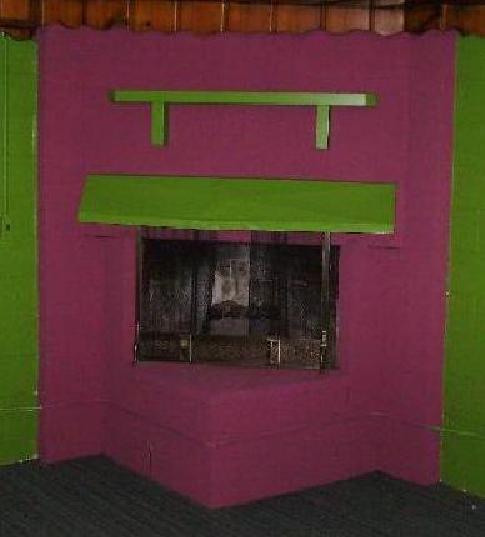 Baby Face in Fire Place