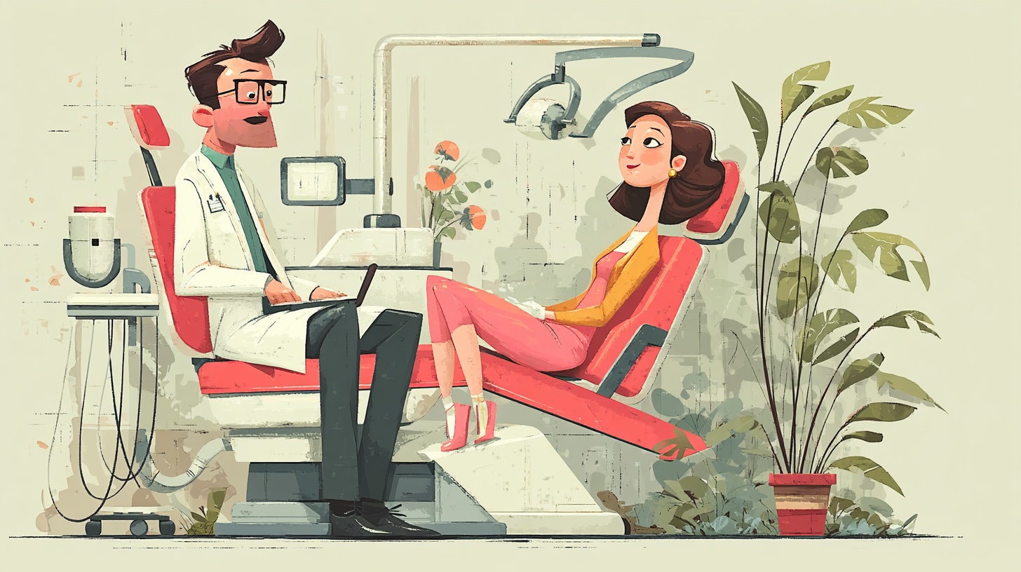 Стоматолог и клиент